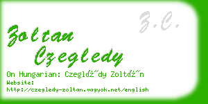 zoltan czegledy business card